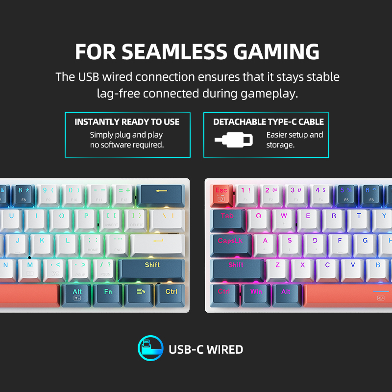 K500-B61 Machenike Mini mechan – Keyboard Gaming Blue Switch Bewertung und Preis