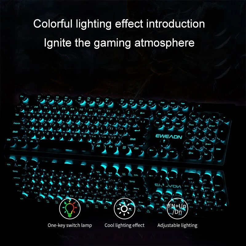 Retro Punk Mechanisches Tastat – Gaming Keyboard Nearby Bewertung und Preis