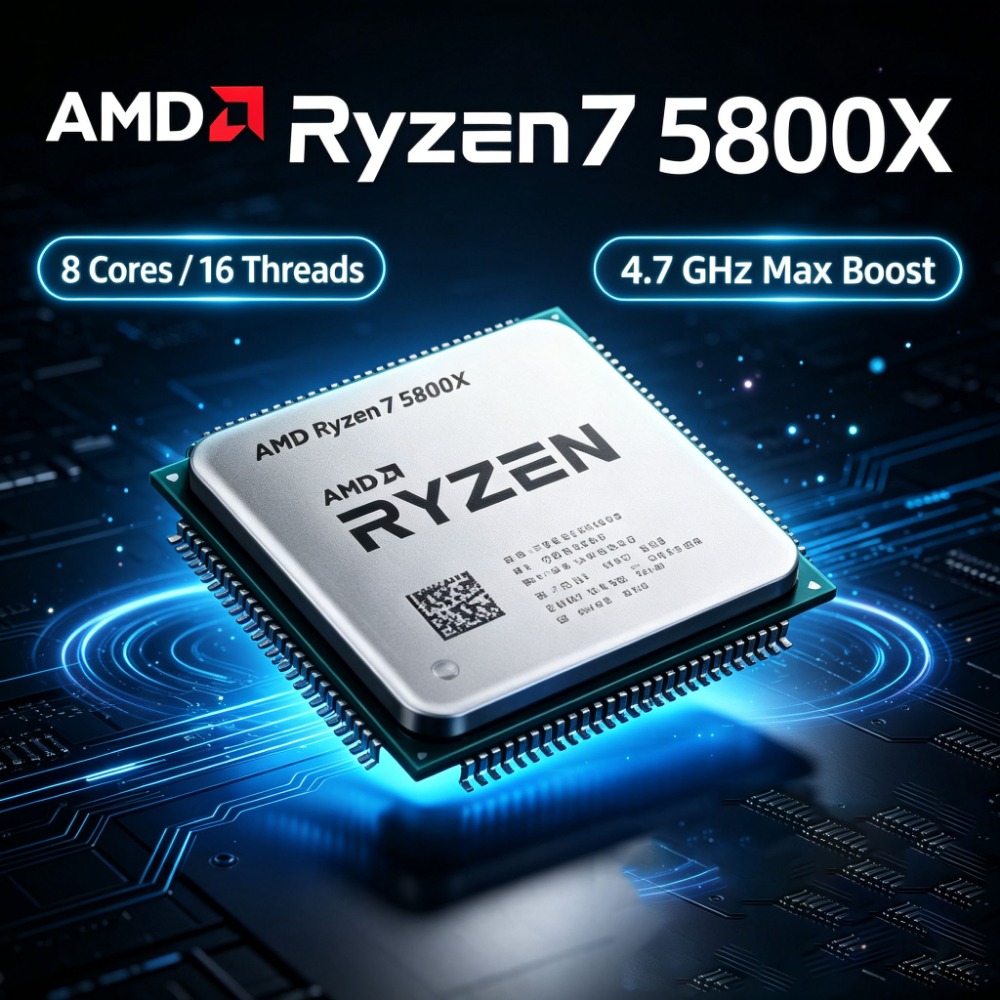 AMD R7 5800X Ryzen 7 5800X 8-K – Amd Cpu Ryzen 7 Bewertung und Preis