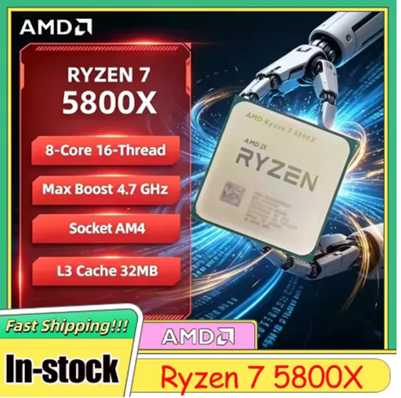 AMD R7 5800X Ryzen 7 5800X 8-K – Amd Cpu Ryzen 7 Bewertung und Preis