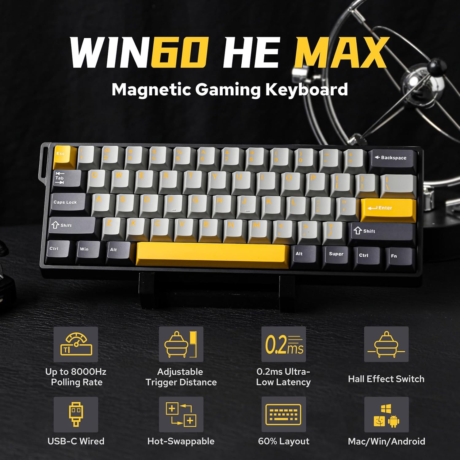 AULA WIN60 HE 60% Max Pro Magn – Gaming Keyboard Hot Swappable Bewertung und Preis