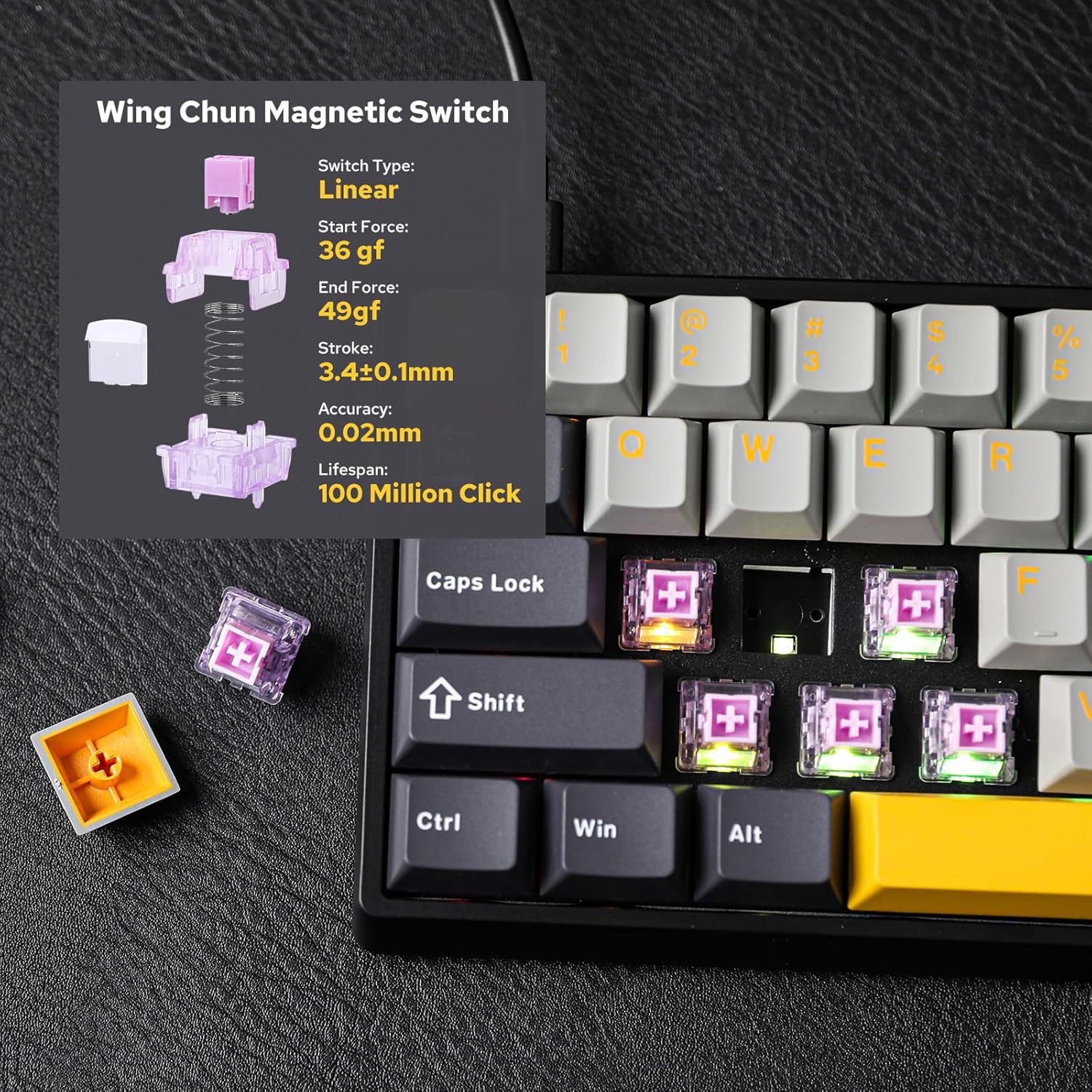 AULA WIN60 HE 60% Max Pro Magn – Gaming Keyboard Hot Swappable Bewertung und Preis