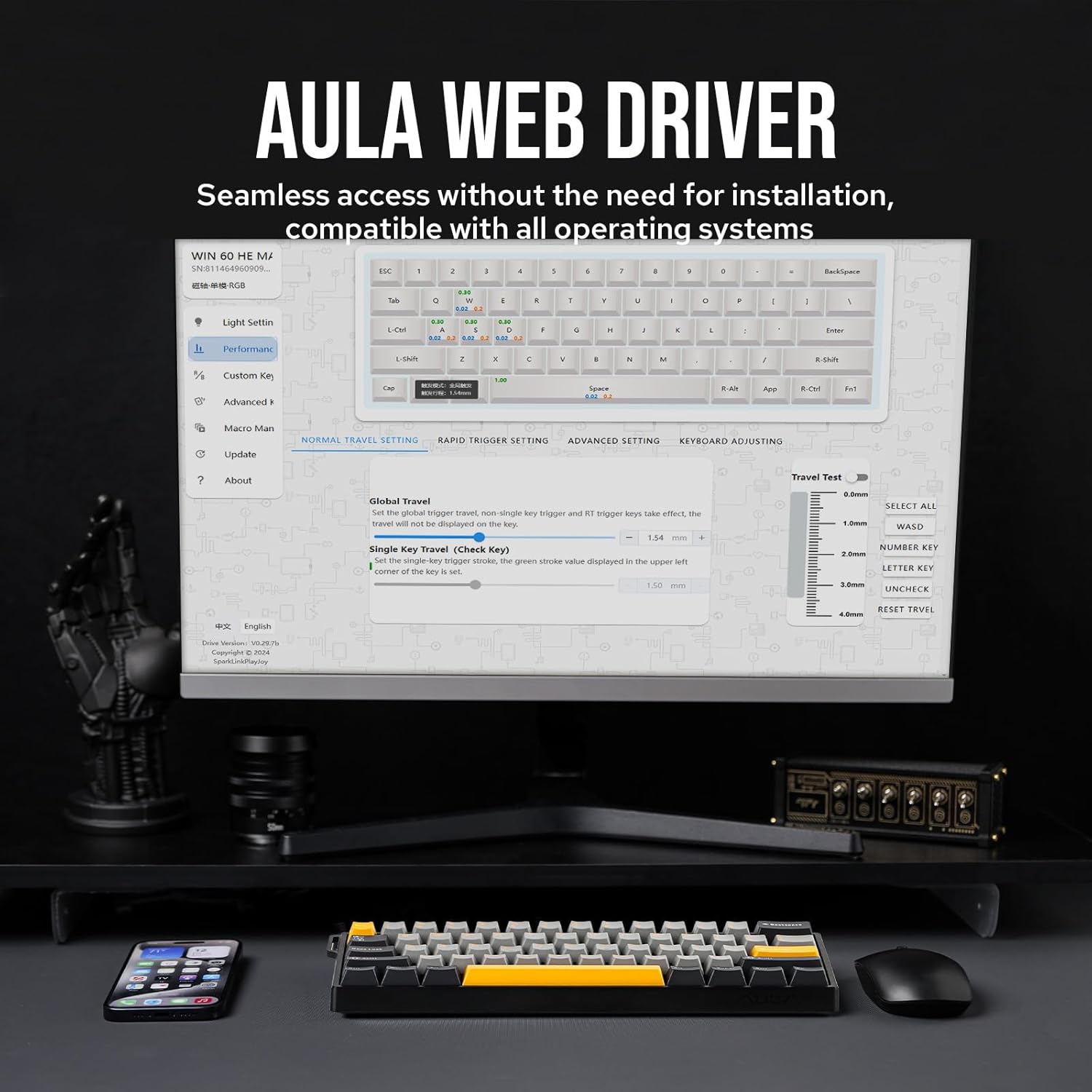 AULA WIN60 HE 60% Max Pro Magn – Gaming Keyboard Hot Swappable Bewertung und Preis