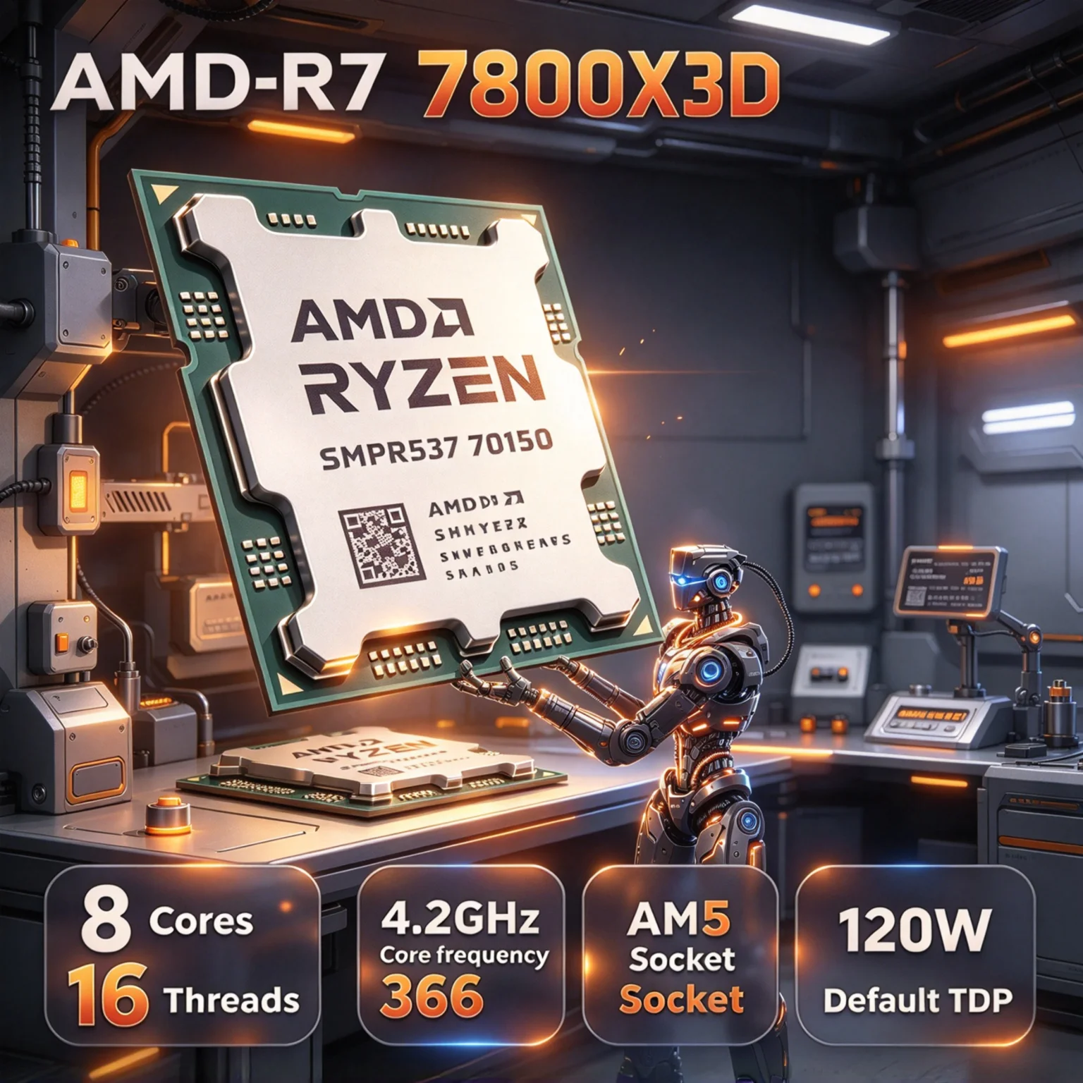 NEUER AMD Ryzen 7 7800X3D X3D  – Amd Cpu Ryzen 7 Bewertung und Preis
