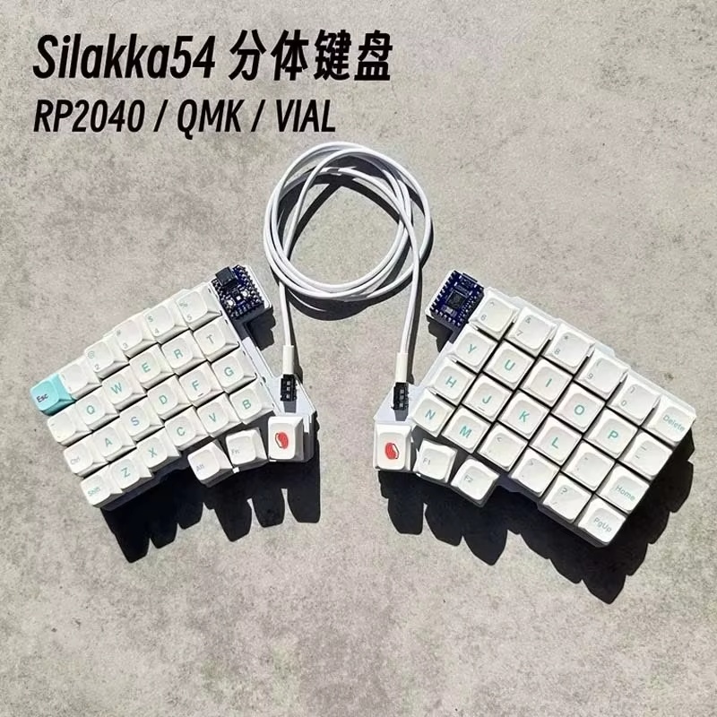 Silakka54 Ergonomische geteilt – Gaming Keyboard Hot Swappable Bewertung und Preis