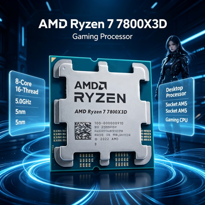 Ryzen 7 7800X3D AMD Desktop-CP – Amd Cpu Ryzen 7 Bewertung und Preis