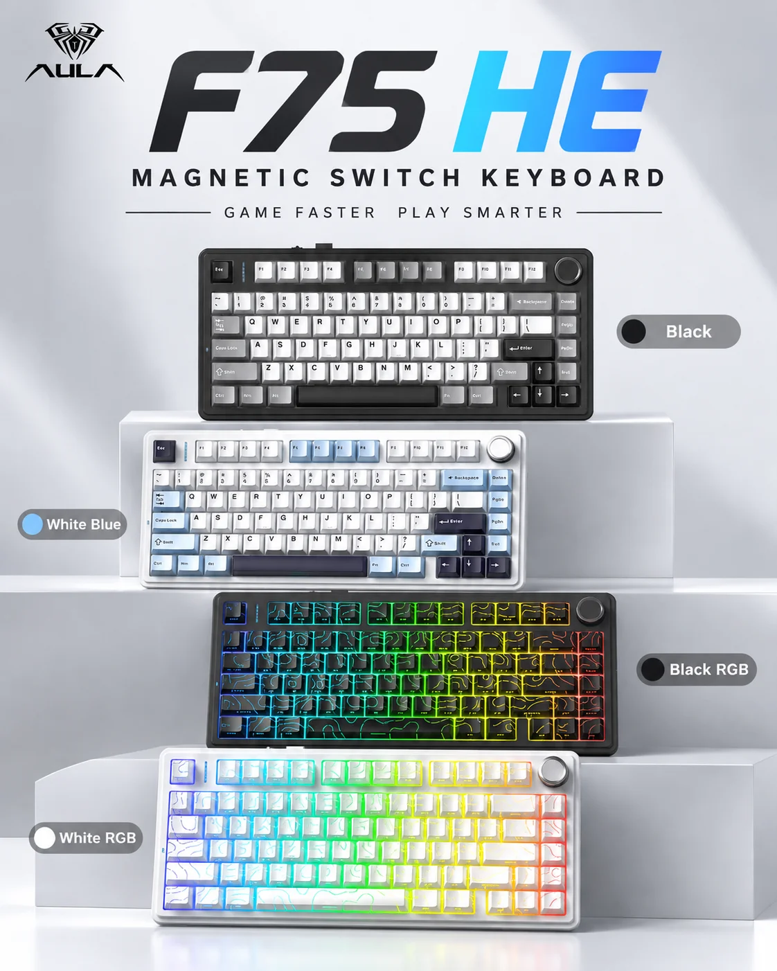 AULA F75 HE Magnetische Tastat – Gaming Keyboard Nearby Bewertung und Preis