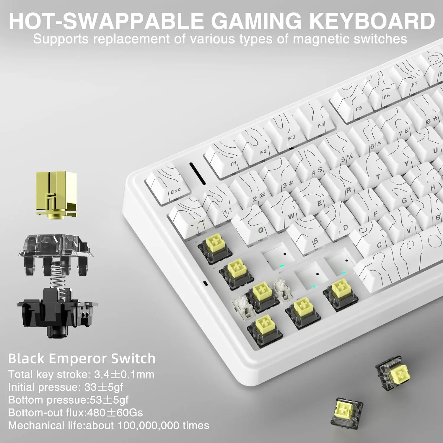 AULA F75 HE Magnetische Tastat – Gaming Keyboard Nearby Bewertung und Preis